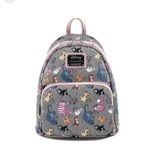 Loungefly Disney Cats Figaro Marie Cheshire Mini Backpack